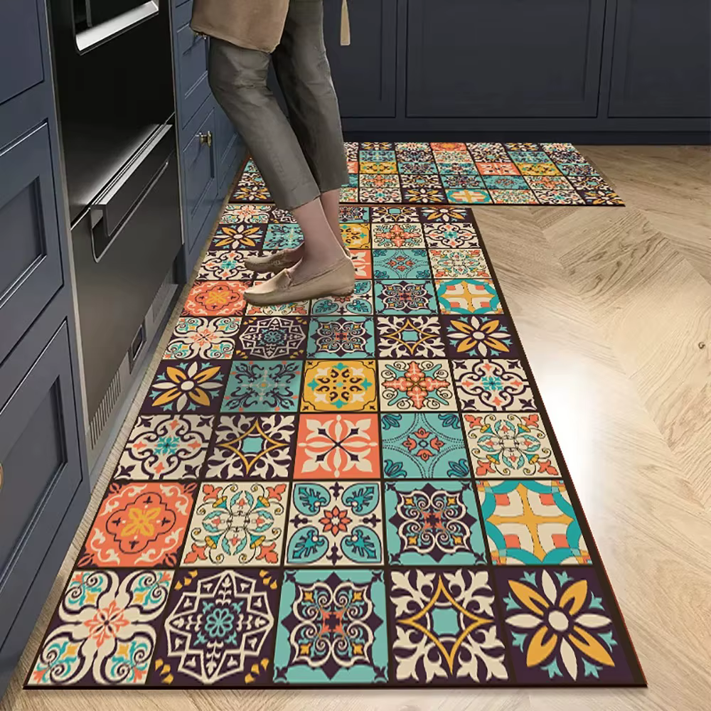 Tapis de cuisine imprimé