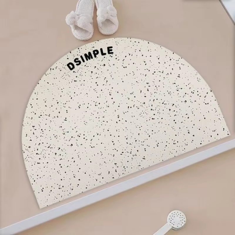 VIKAMA INS Tapis de bain semi-circulaire minimaliste
