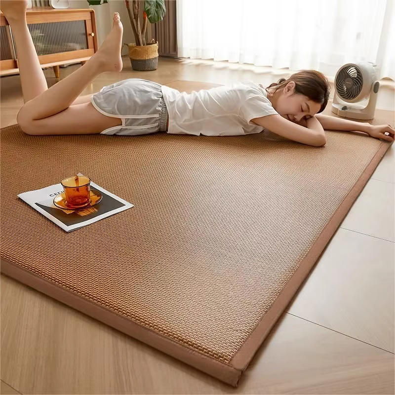 Tapis en bambou, design japonais Tatami