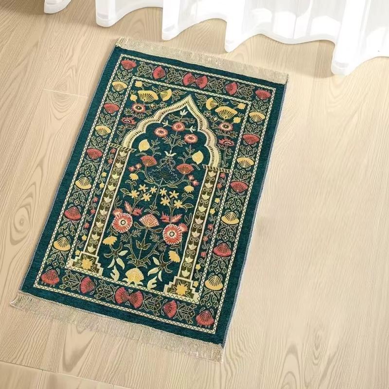 Tapis de prière musulmane pliable