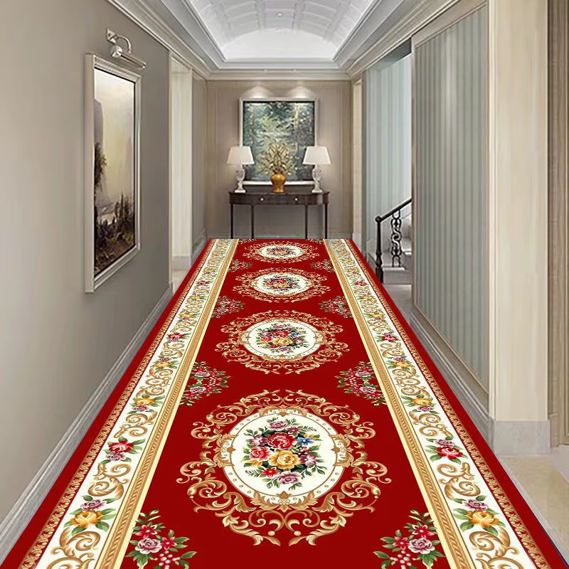 Tapis de couloir de style bohème de luxe