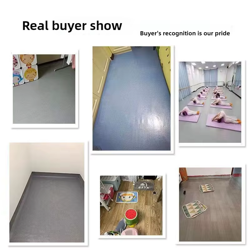 Tapis de sol en plastique PVC épais-tapis de grande surface pour chambre à coucher et salon