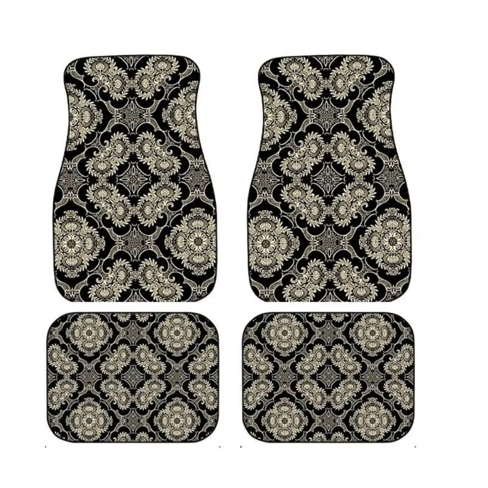 Tapis de sol de voiture bohème rétro