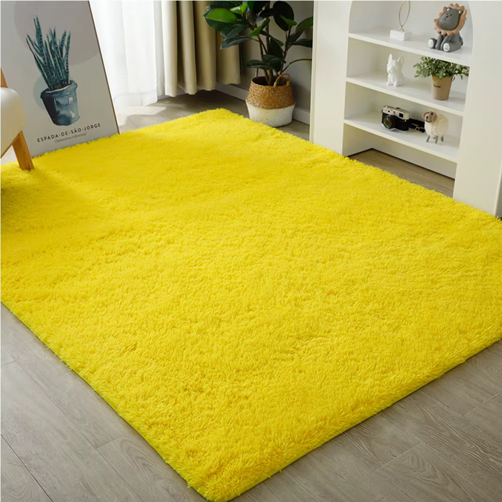 Tapis en peluche doux et confortable pour la décoration intérieure