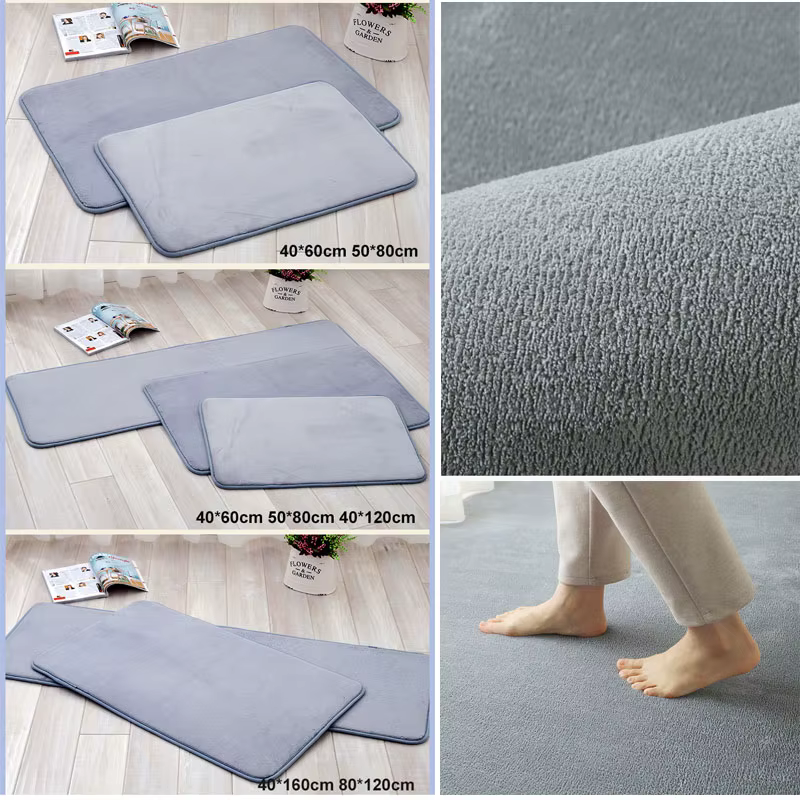 Grand tapis en velours de corail pour décoration de maison