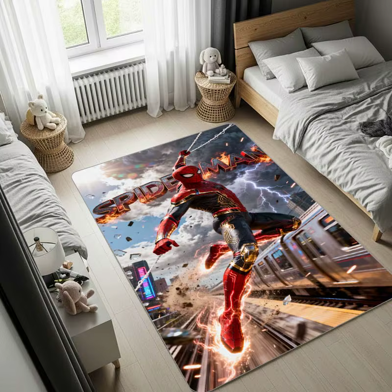 Tapis Spider-Man, tapis de chambre