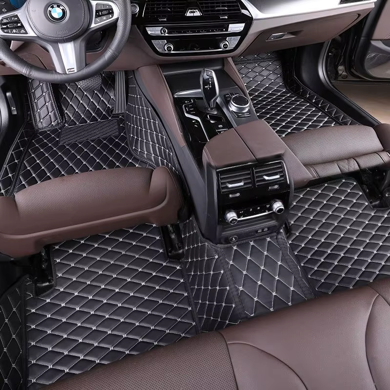 Tapis de sol de voiture coloré pour BMW X3 G48 LWB, pièces automobiles