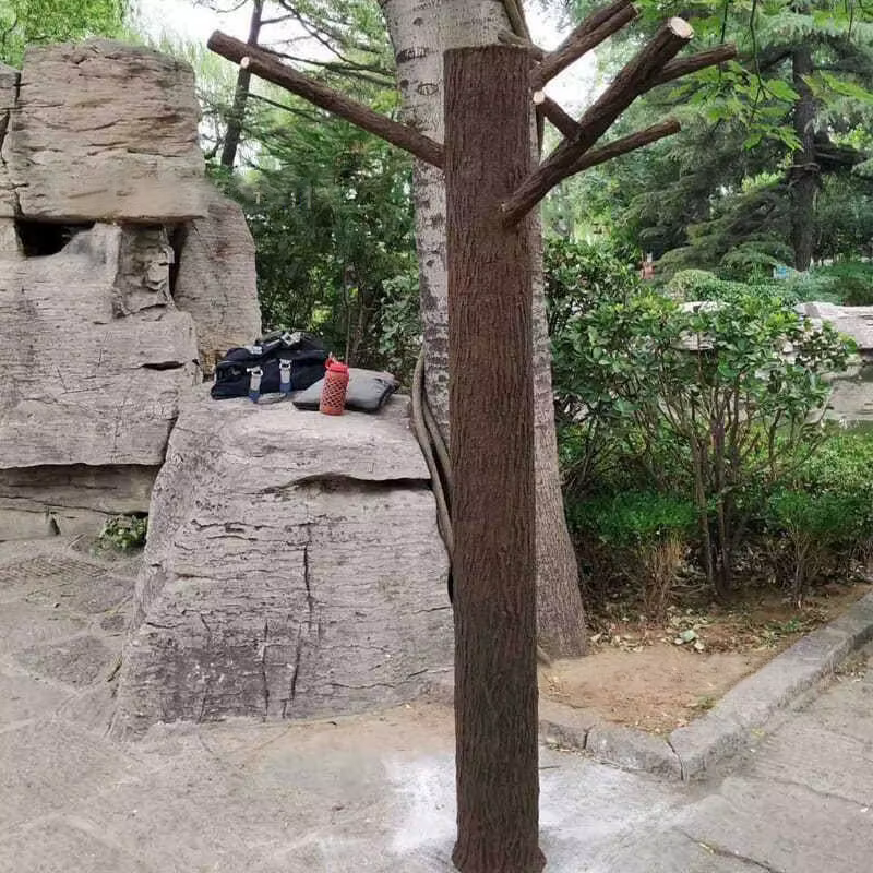 Écorce artificielle en caoutchouc souple, enroulement de tuyau d'eau d'intérieur, matériaux décoratifs, bricolage de jardin à domicile, fausse plante