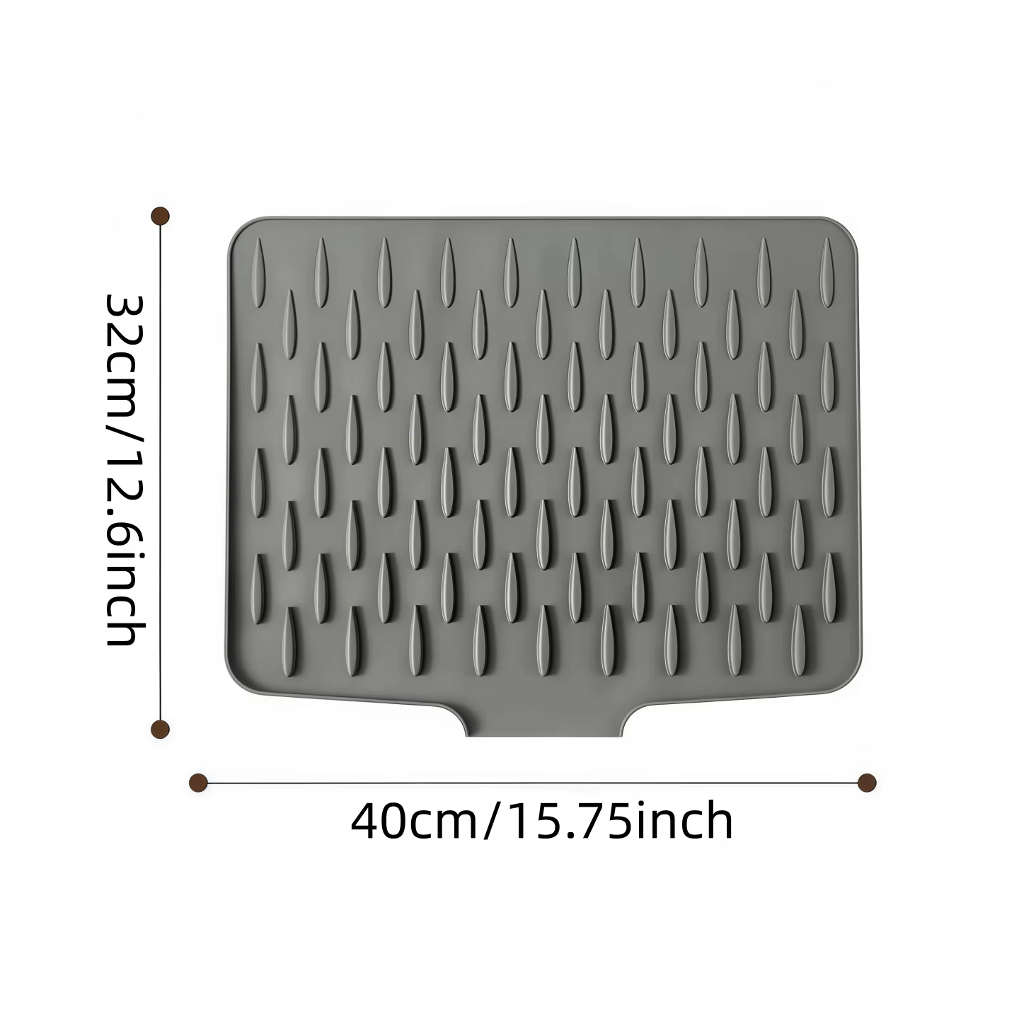 Tapis de vidange en Silicone pour évier
