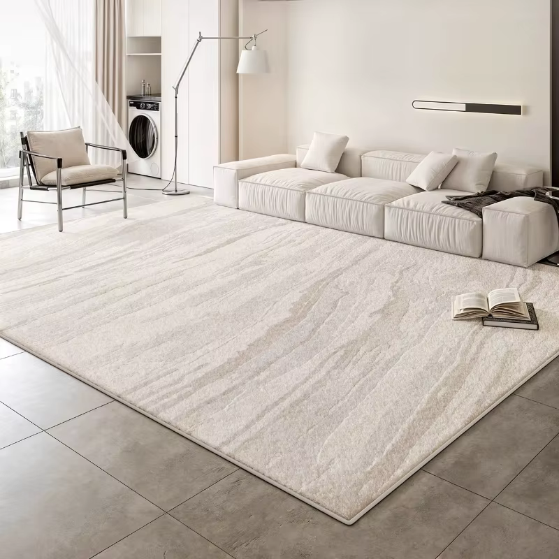 Tapis de Style crème pour salon