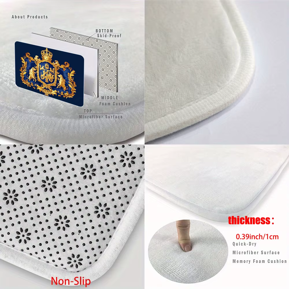 Tapis Royal Crest en velours flanelle imprimé