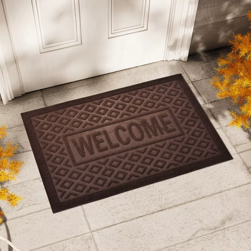 Tapis d'entrée en caoutchouc robuste - Antidérapant