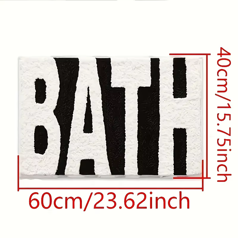 Tapis de bain antidérapant design BATH