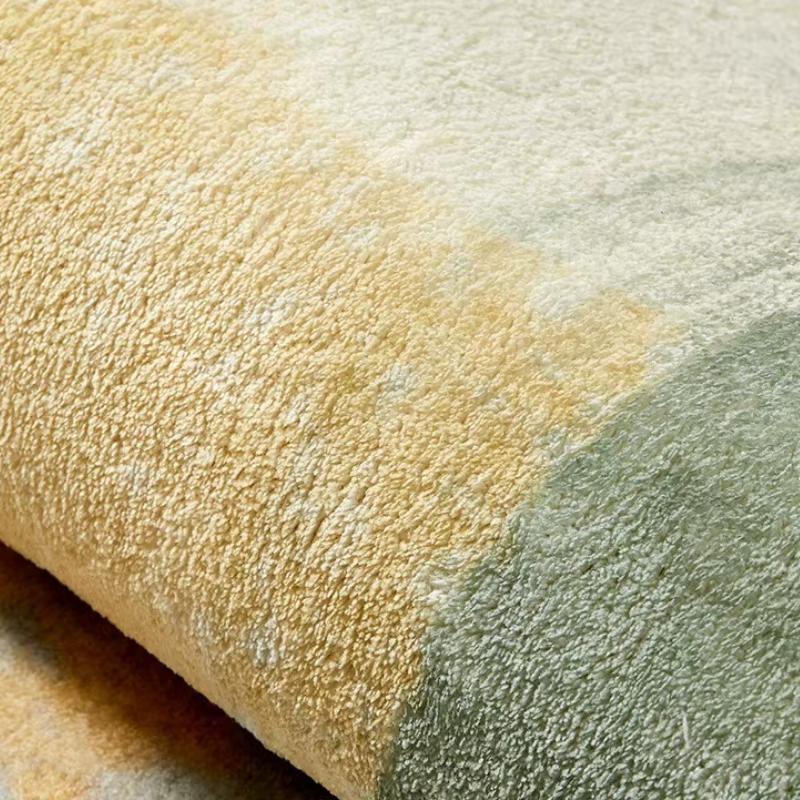 Tapis irrégulier style français pour chambre à coucher