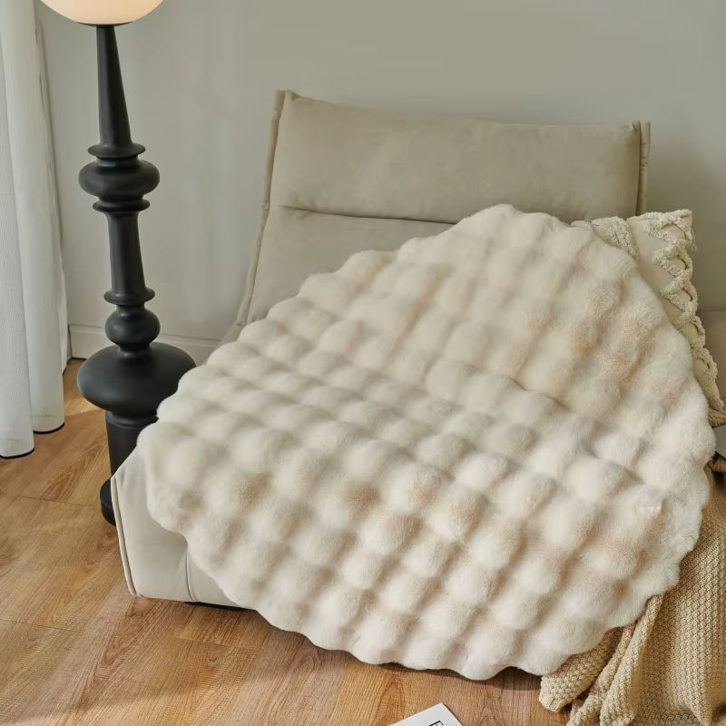 Tapis Imitation fourrure de lapin