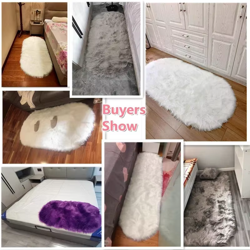Polymères ovales en peluche super doux
