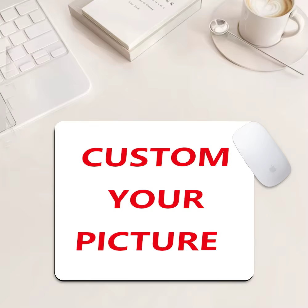 Tapis de souris personnalisé avec photos, impression sur mesure selon vos photos, tapis de souris rectangulaire antidérapant en caoutchouc souple 220*180*2 /300*250*2mm