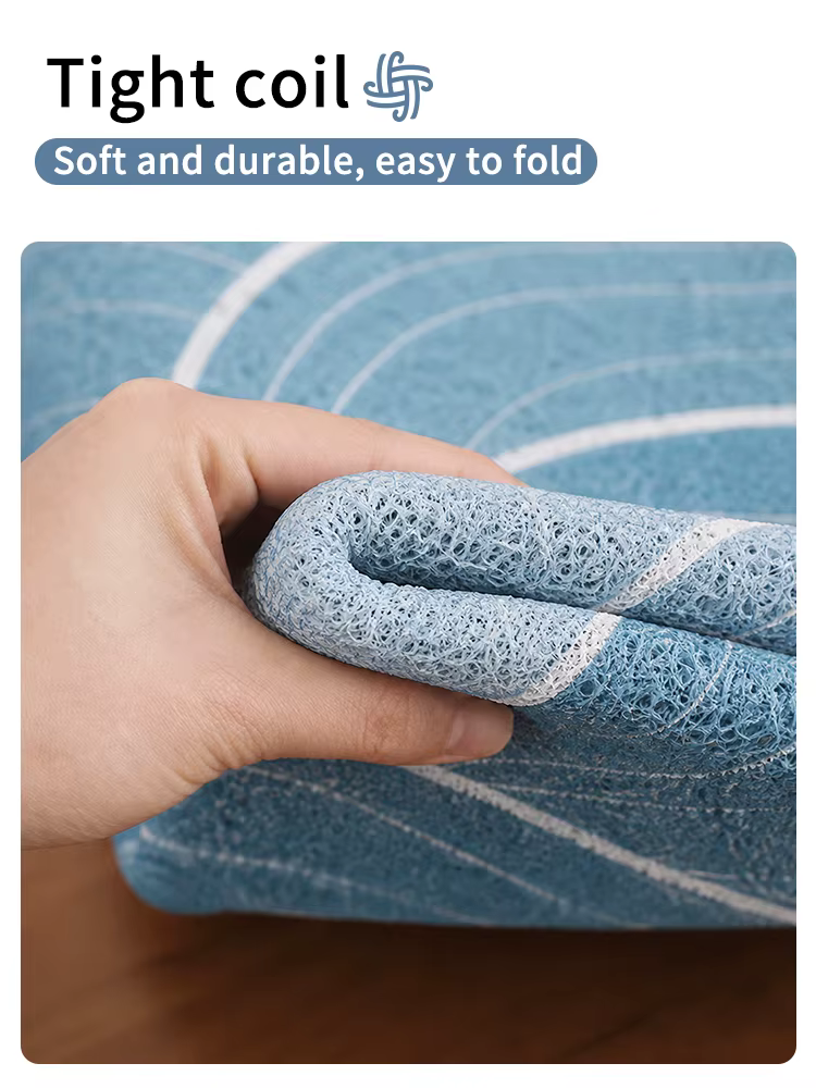 Tapis d'entrée Durable avec conception de montagne/vages