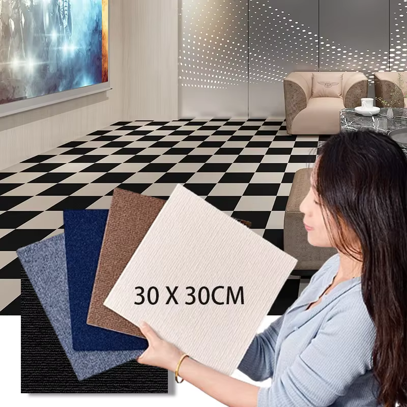Carrés de tapis auto-adhésifs 30x30cm
