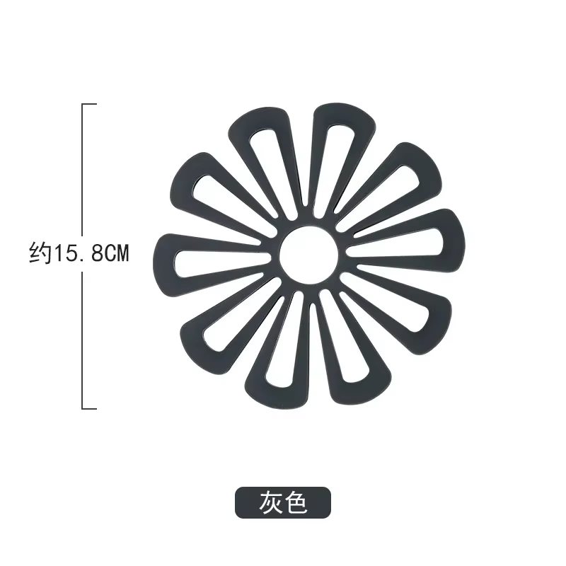Tapis de Pot de cuisine en forme de fleur