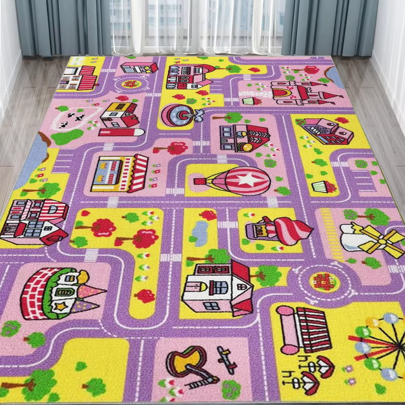Tapis bleu rose vert doux pour l'escalade