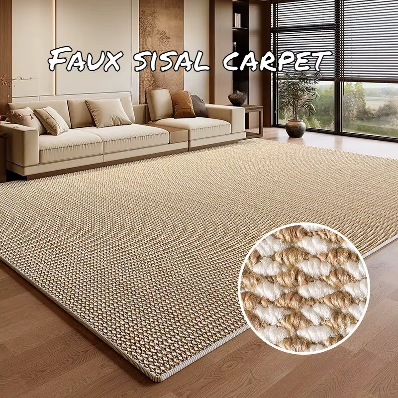 Tapis de salon en sisal japonais