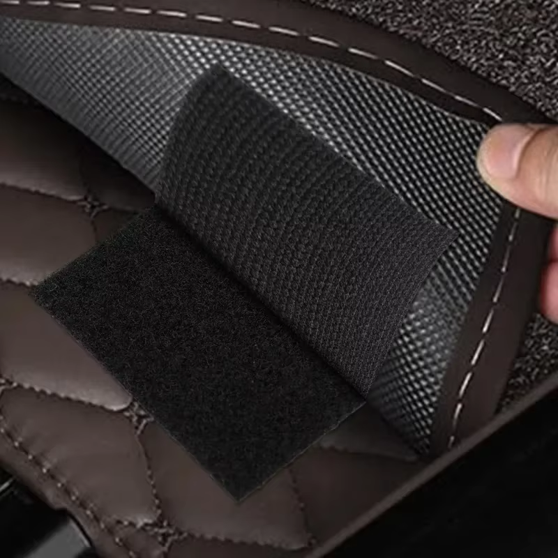 Patchs de fixation pour tapis de sol de voiture, auto-adhésifs, à crochets et boucles, double face, autocollants cousables pour tapis de voiture, tableau de bord, bricolage