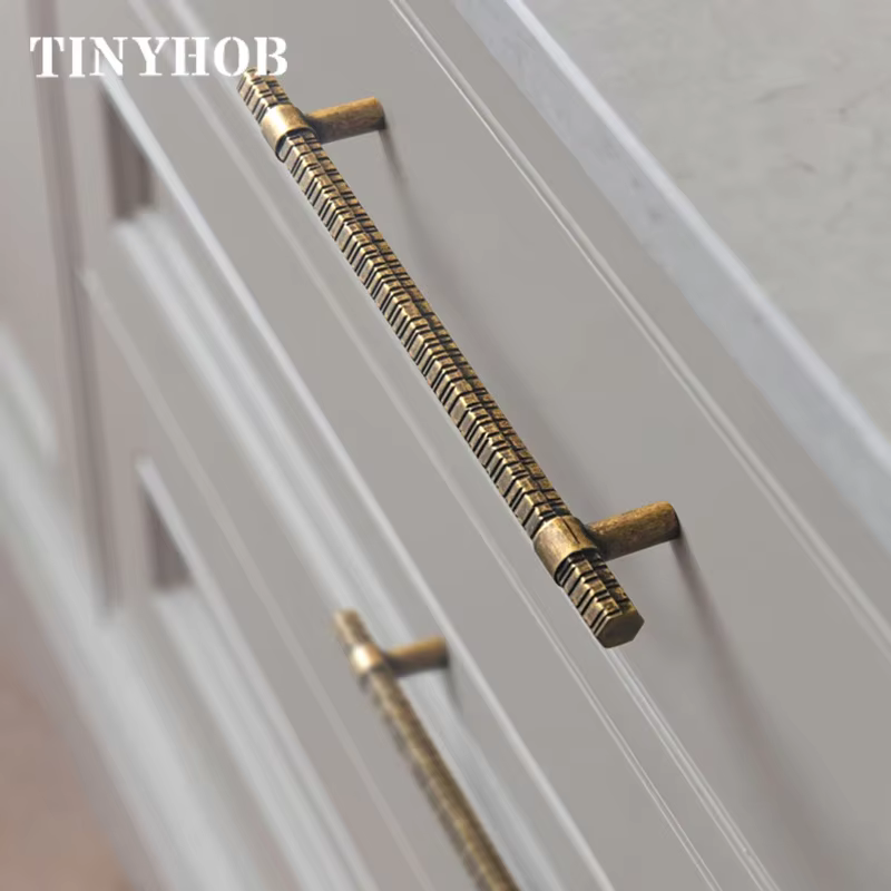 Poignée de porte en bronze rétro Chi Board, armoire simple chinoise, meubles luxueux, bouton de porte, armoire de cuisine, Foy