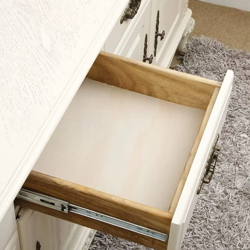 30/45/50/60*300CM tapis de tiroir revêtement d'étagère doublures antidérapant imperméable placard napperon Table Pad
