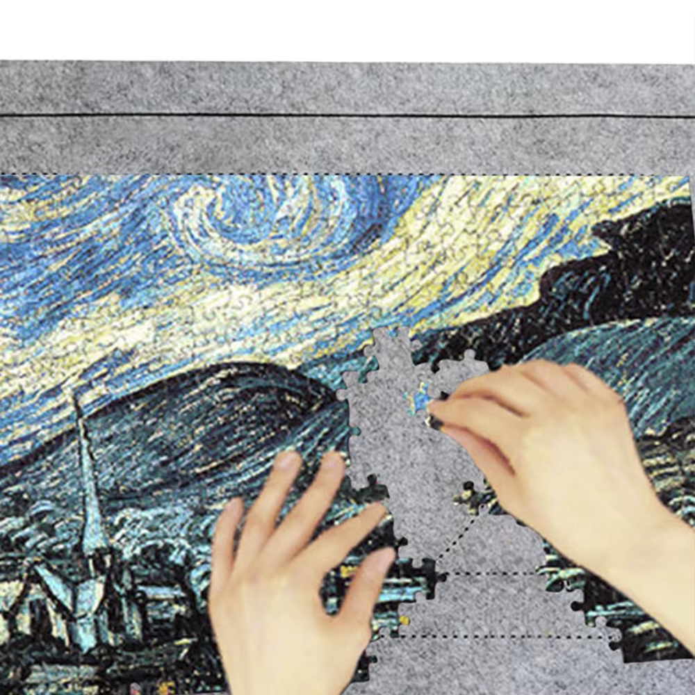 Ensemble de tapis de puzzle en feutre