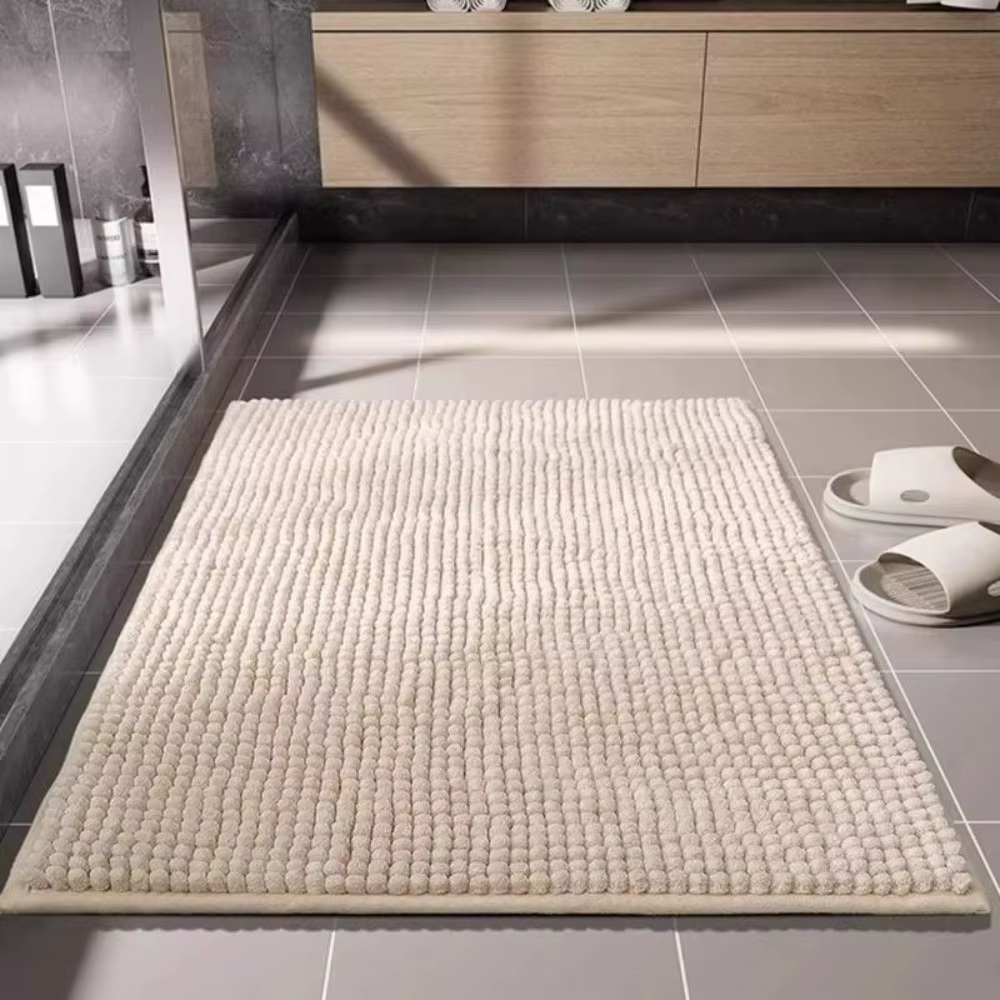 Nouveau 40*60 cm tapis de bain Chenille Anti moule anti-dérapant