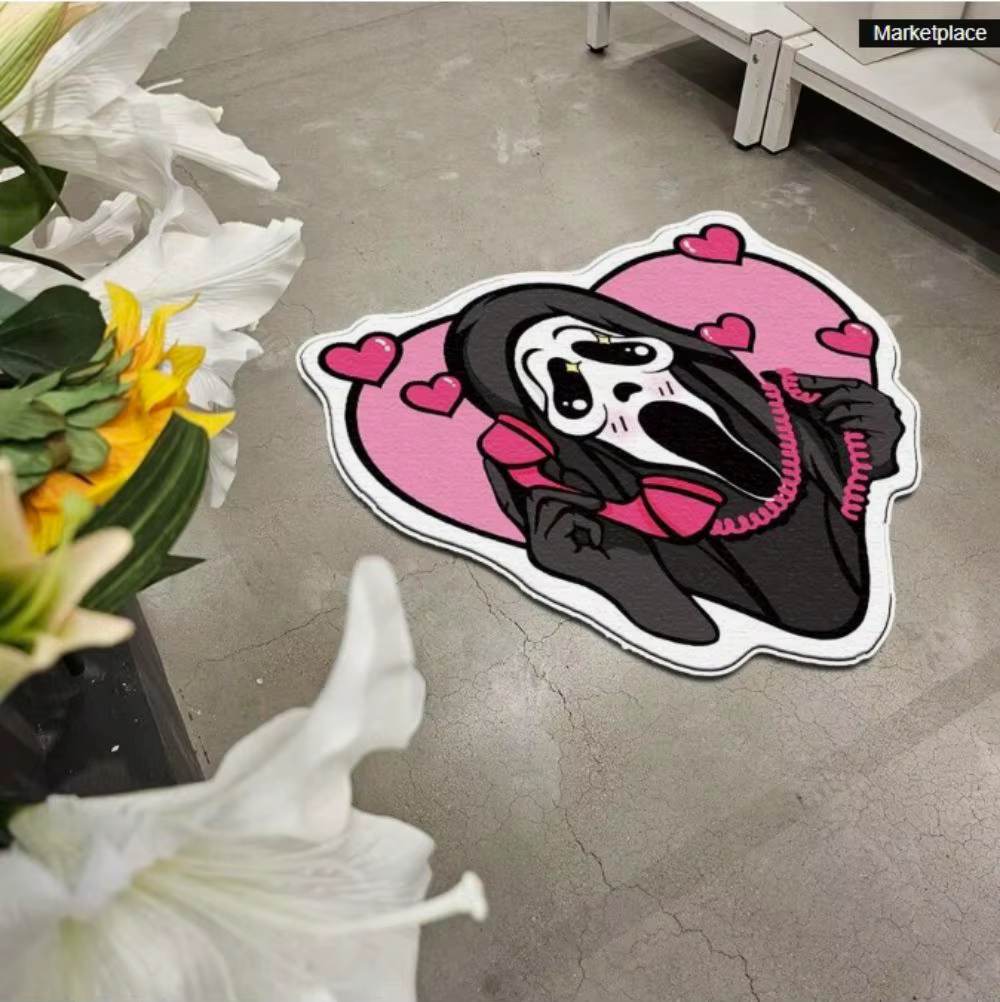 Tapis VIKAMA, tapis crâne d'Halloween