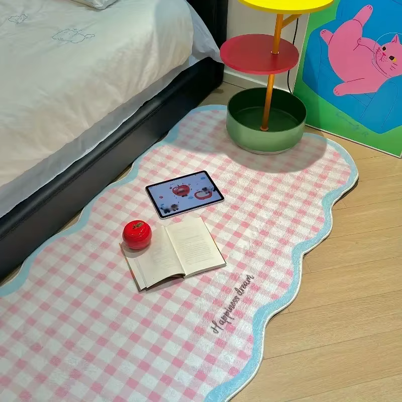 VIKAMA – tapis à carreaux moderne