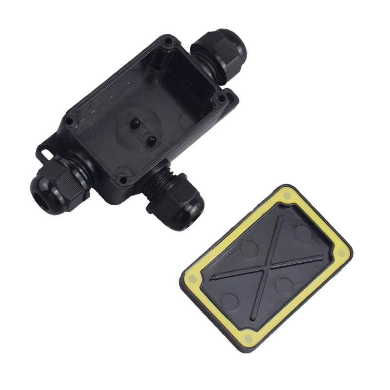 Boîte de jonction électrique étanche IP66 à 3 voies pour extérieur avec borne 450V pour éclairage LED