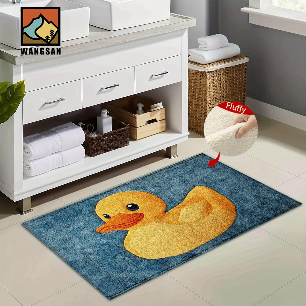 VIKAMA tapis de canard jaune paillasson