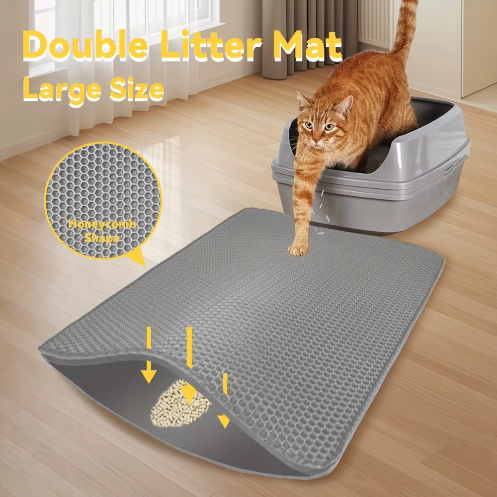 Tapis de litière pour chat