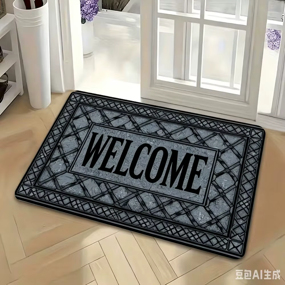Tapis de bienvenue imprimé HOME