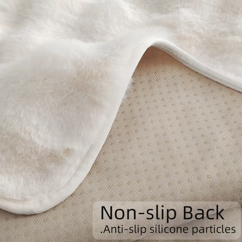 Tapis en Faux lapin pour chambre à coucher