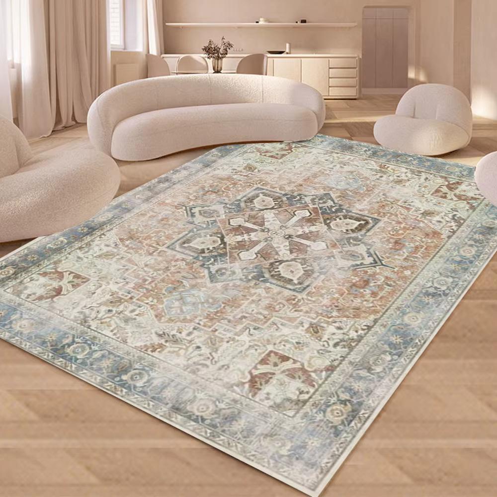 Grand tapis de zone Boho Vintage