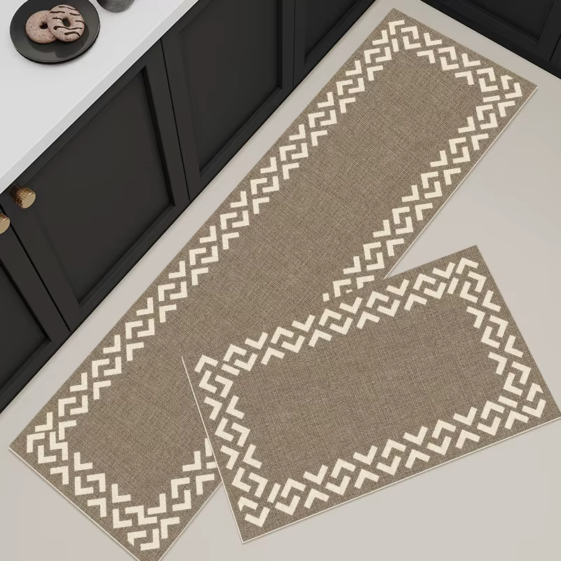 Tapis de sol de cuisine en PVC imperméable et antidérapant