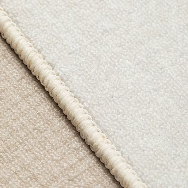 Tapis rond lavable de Style français