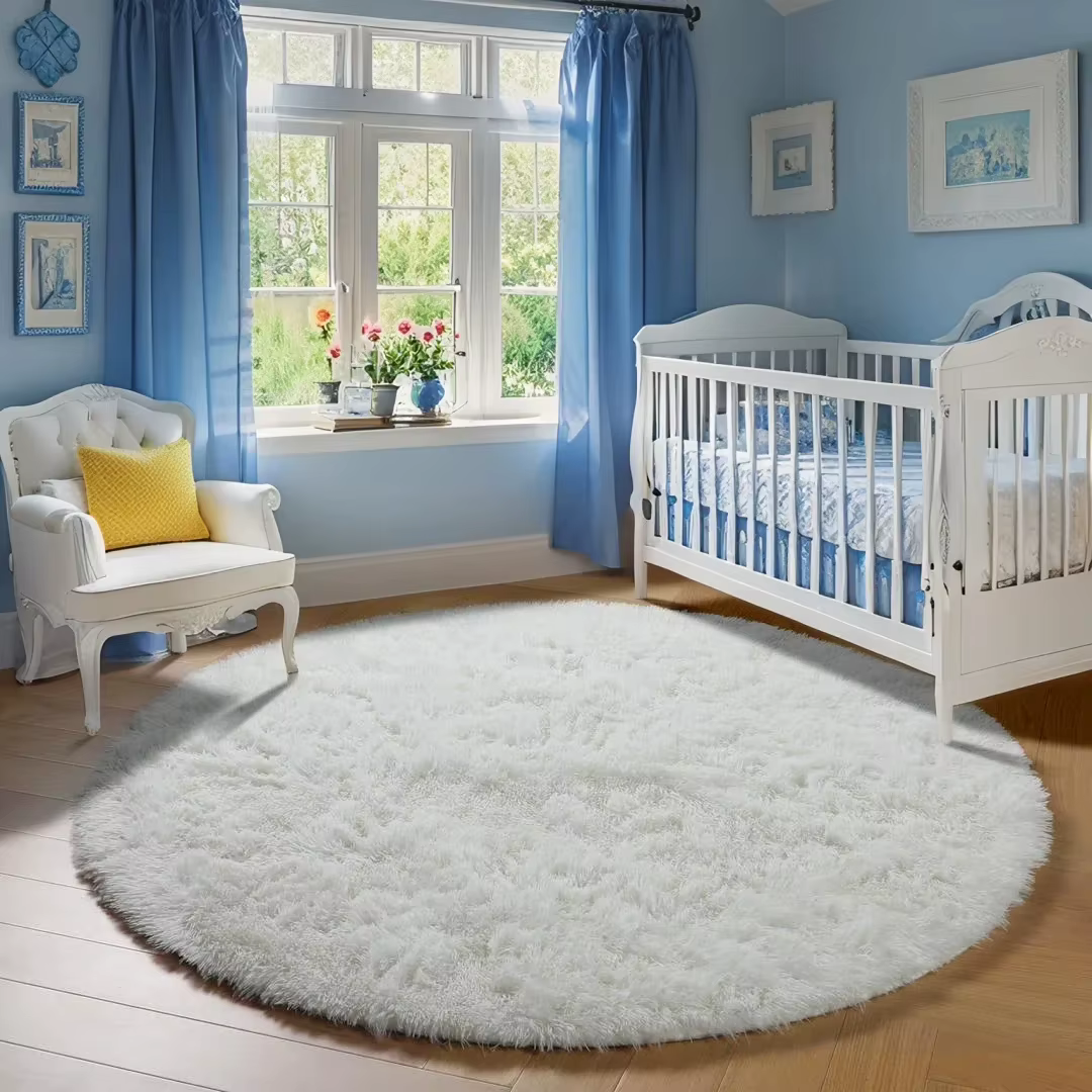 Tapis en peluche doux pour chambre d'enfants