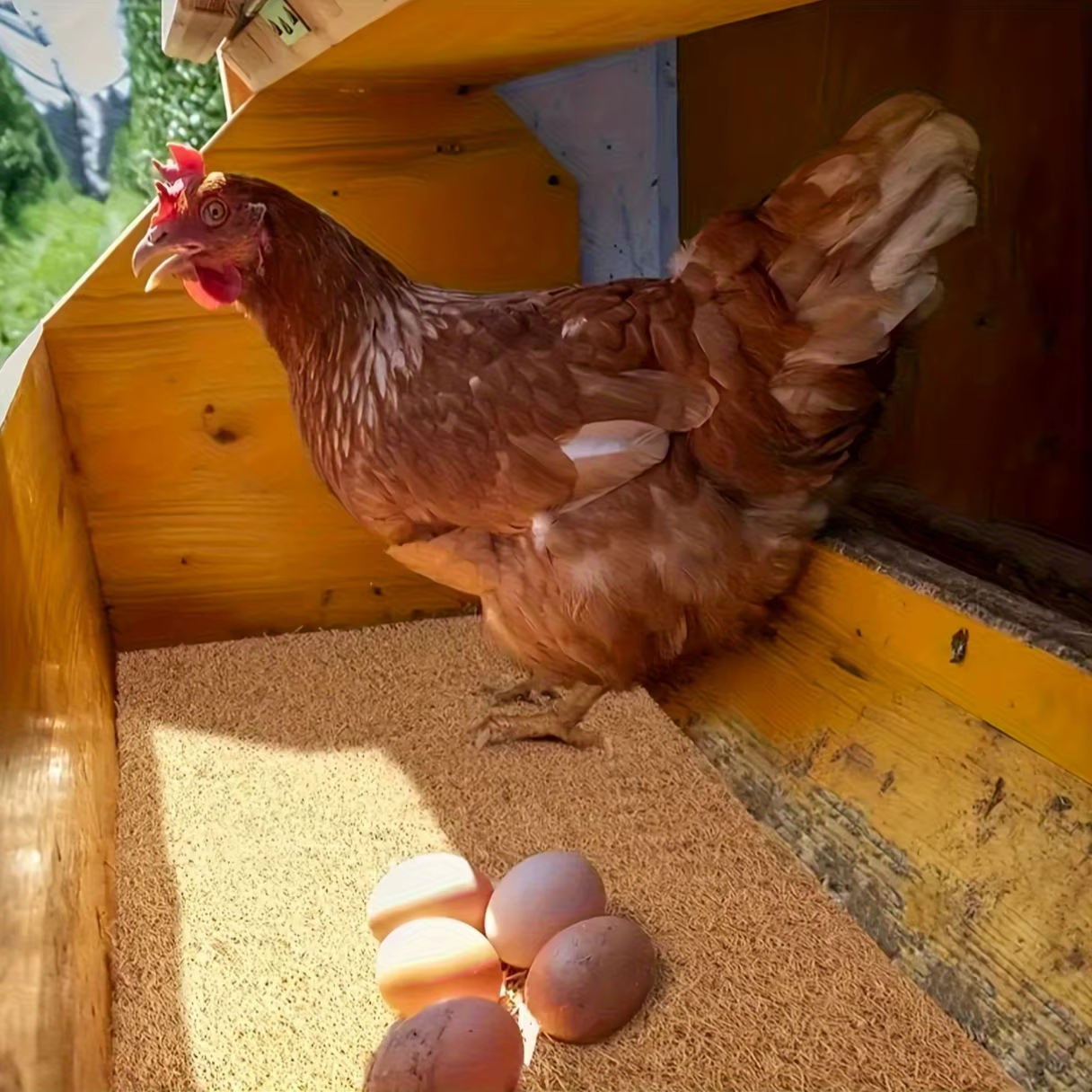 Tapis de poulet de boîte de nid de doublure de nidification