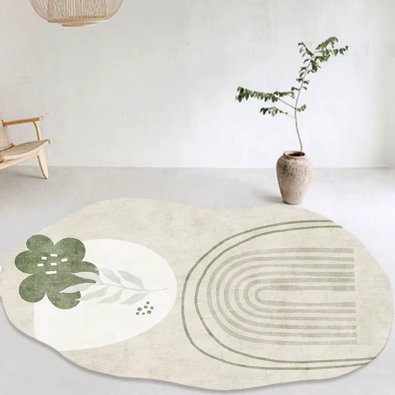 Tapis irréguliers d'art créatif pour chambre à coucher