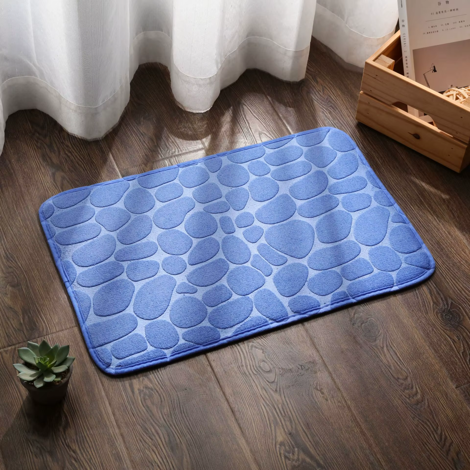 Tapis de bain pavé 1 pièce