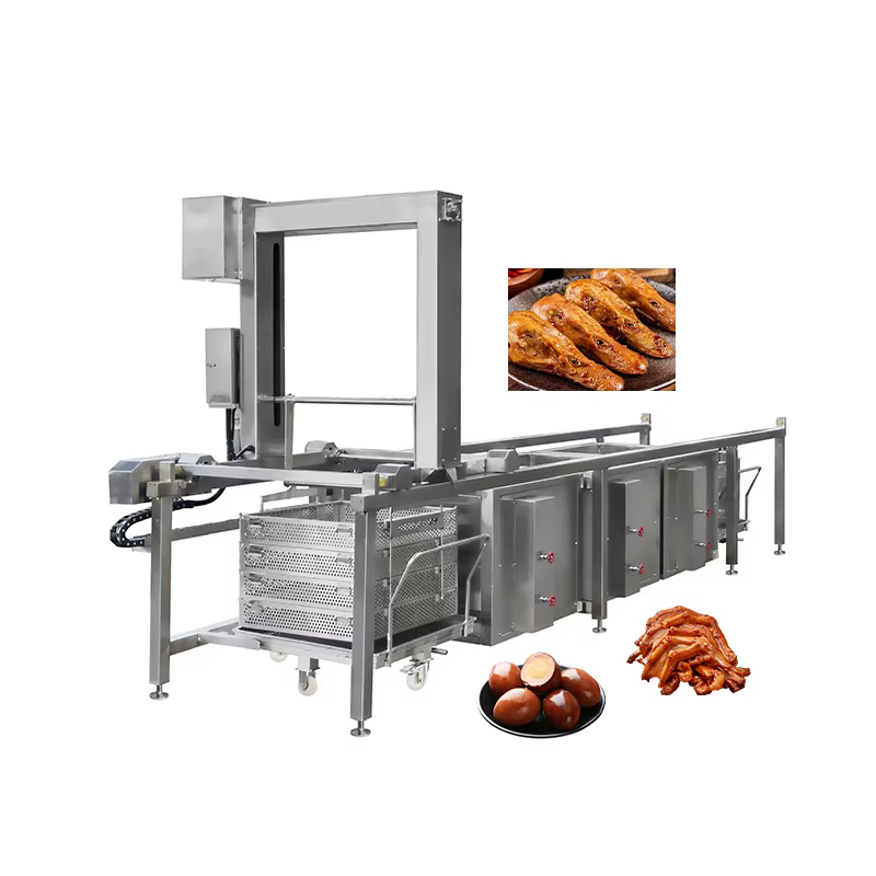 Four de cuisson continu pour viande braisée (bœuf, mouton, poulet) – Équipement industriel de cuisson en tunnel pour usine alimentaire – Personnalisable