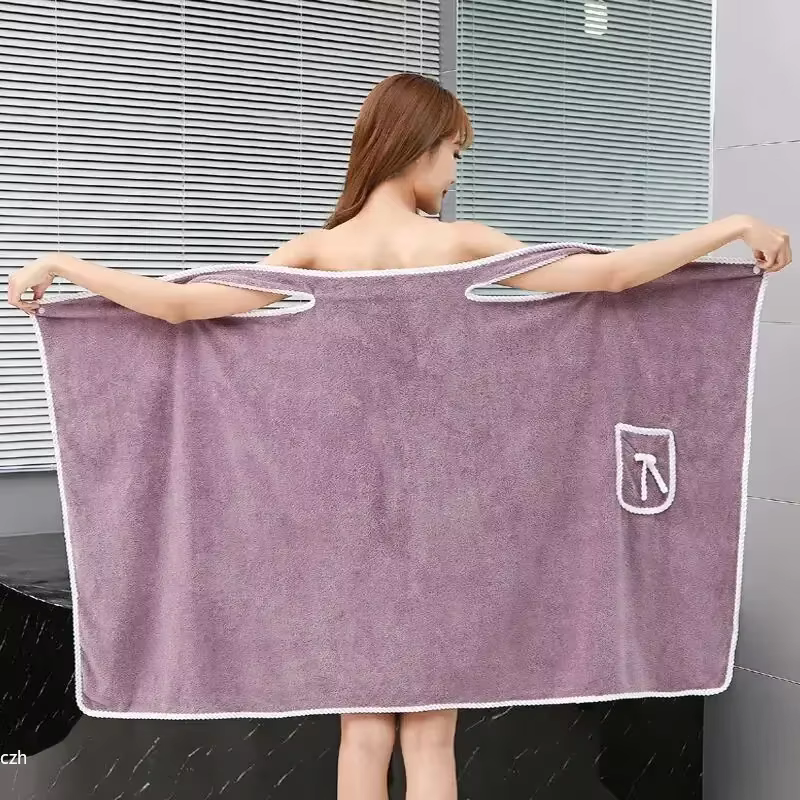 Serviettes de bain pour femmes et filles, 90*130 cm, séchage rapide, pour la plage, le spa, comme peignoir, ou comme serviette de douche et de sport