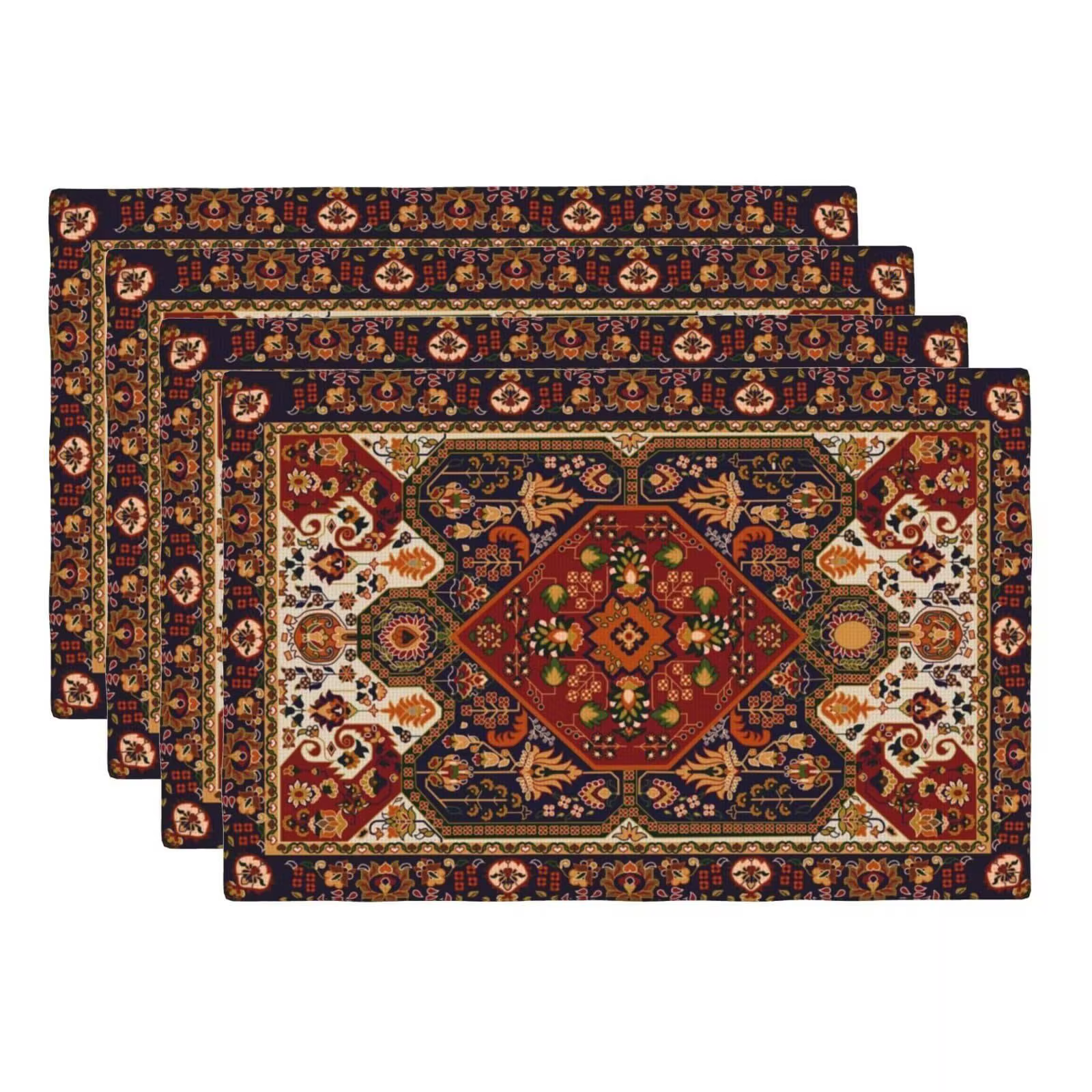 Ensemble de sets de table en tapis persan