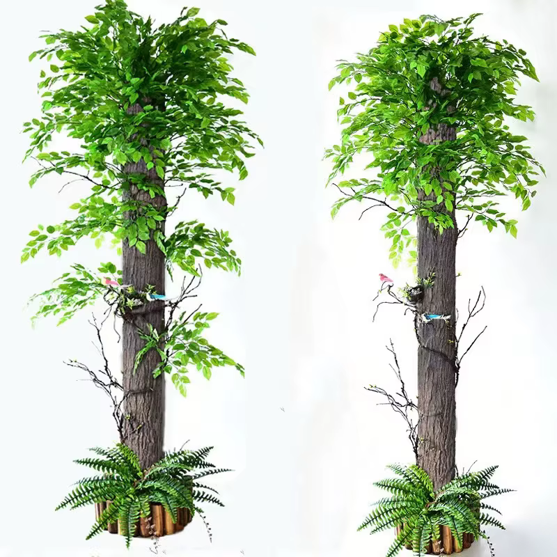 Écorce artificielle en caoutchouc souple, enroulement de tuyau d'eau d'intérieur, matériaux décoratifs, bricolage de jardin à domicile, fausse plante