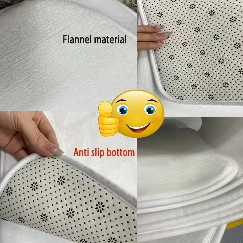 Tapis de sol long et doux antidérapant pour couloir
